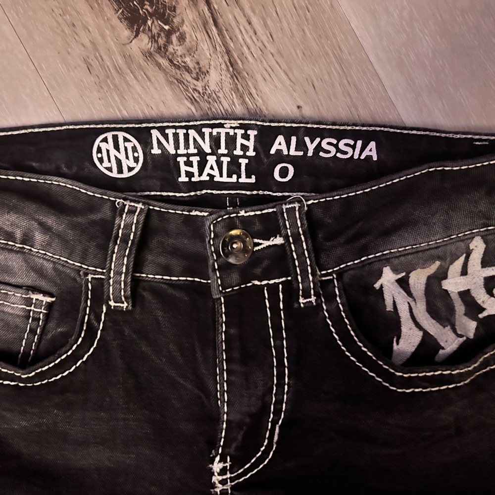 Ninth Hall Alyssia Women's Black Flare Jeans